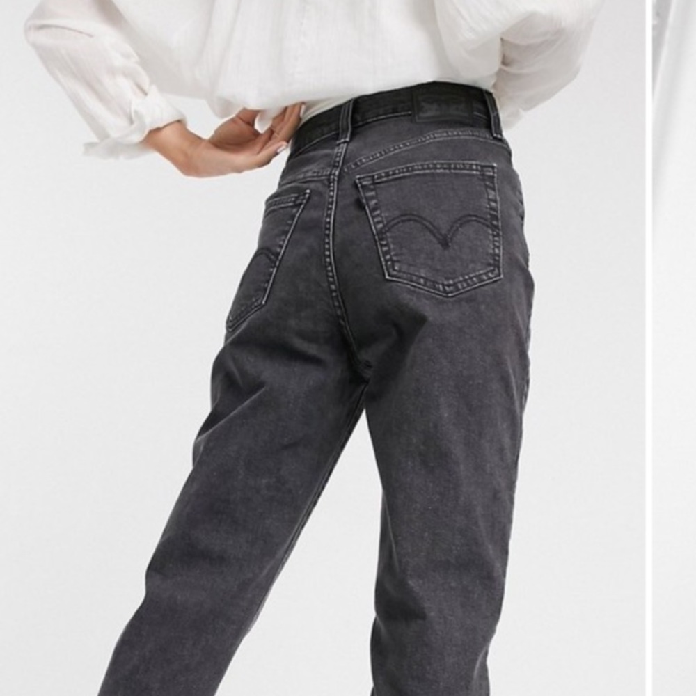 Levi's High Rise Jeans - Charcoal Gray - Picture 5 of 7